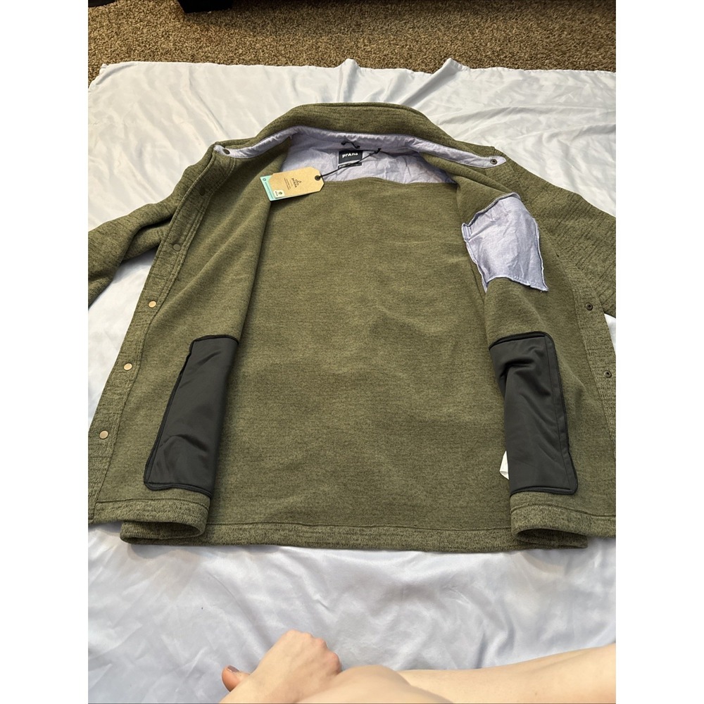prAna Men's Tri Thermal Threads Overshirt Rye Green Size XXL - Picture 9 of 16